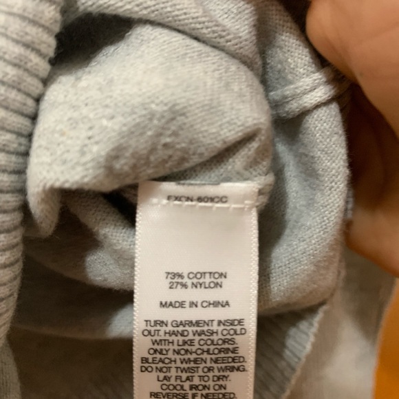 NWT! Express Gray Leopard Sequin Sweater size XS - Picture 4 of 4